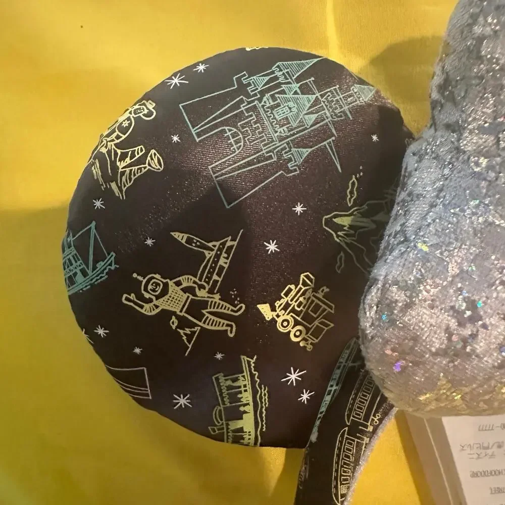 NWT Disney Parks California Disneyland Kathucha 100th Anniversary Headband Ears